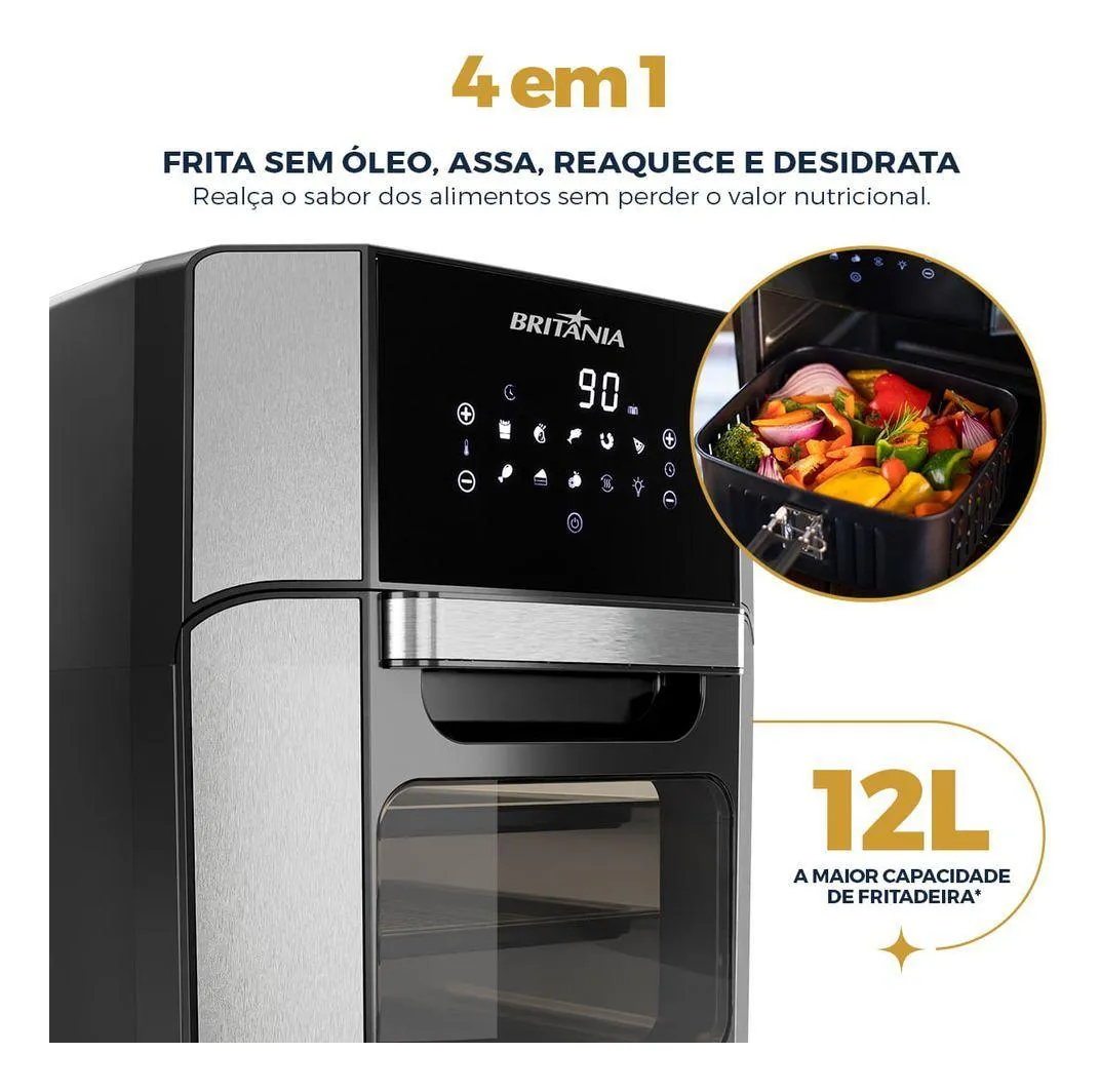 Melhor Air Fryer 2026 sendo testada