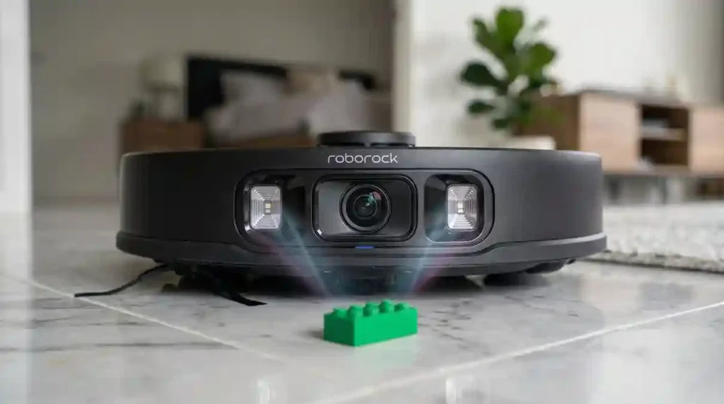 Mapeamento LiDAR do robô aspirador que sobe degrau Roborock Qrevo Curv