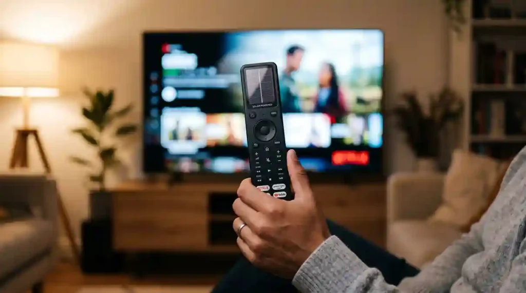 Controle remoto inteligente da Melhor Smart TV 2026