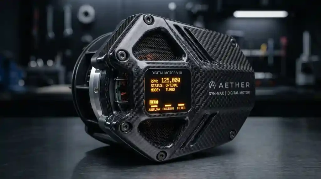 Aspirador de Pó Vertical Sem Fio(2026): O Guia Definitivo 2 Motor digital brushless de um Aspirador de Pó Vertical Sem Fio elite