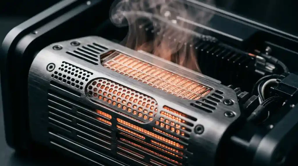 Melhor Aquecedor e Umidificador (2 em 1) de 2026: Conforto sem Ressecar o Ar 6 Aquecedor cerâmico com umidificador integrado tecnologia PTC