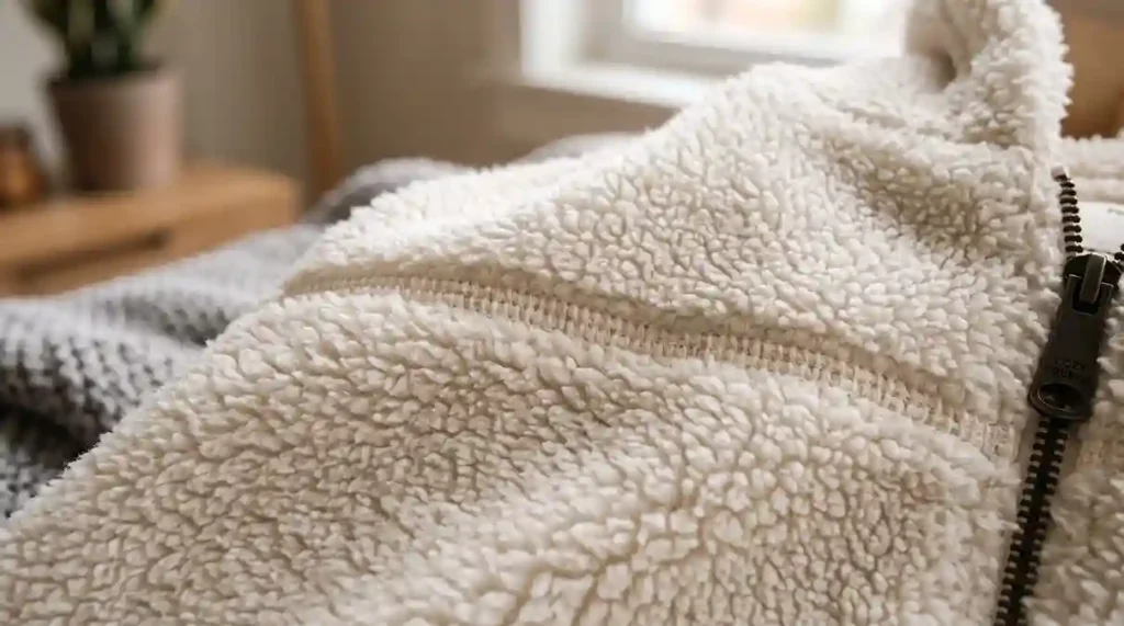 Casaco Blanket / Cobertor com Mangas: O Guia Definitivo com 2 Modelos Premium para Unir Conforto e Aquecimento no Lar 4 Costuras reforçadas e textura aveludada do casaco blanket / cobertor com mangas