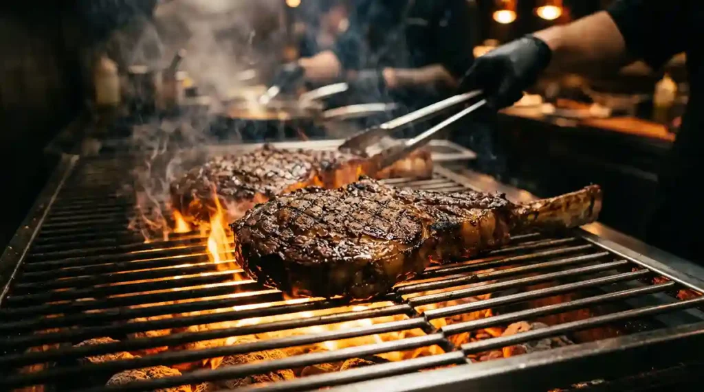 grelha da churrasqueira elétrica de embutir premium