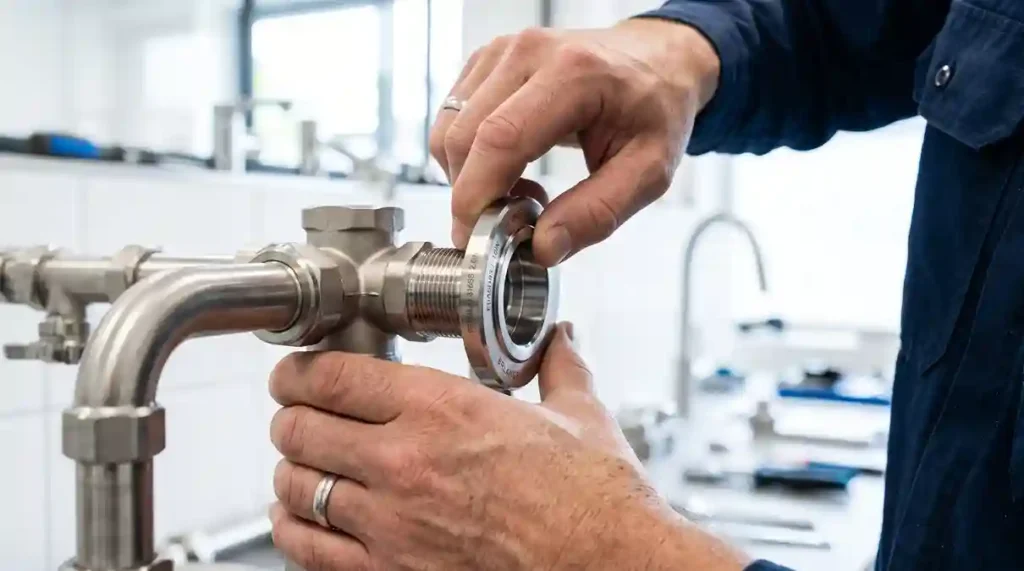 Triturador de Resíduos De Alimentos para Pia de Cozinha: O Guia Definitivo com 2 Modelos para Eliminar o Lixo Orgânico 6 Flange adaptador em aço inox para triturador de residuos alimentos para pia de cozinha