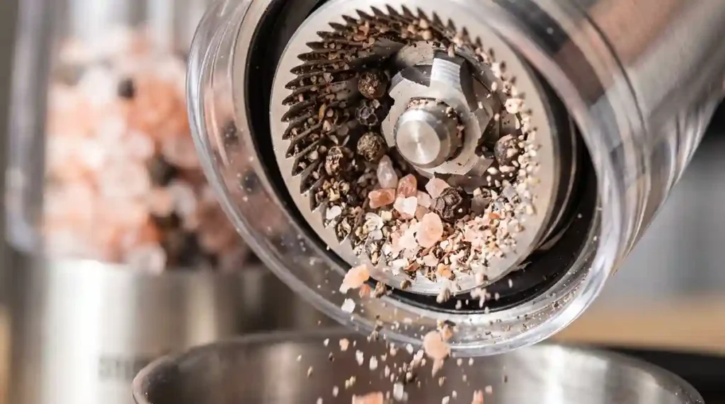 Moedor de Sal e Pimenta Elétrico Automático: O Guia com Modelos para a Gastronomia Moderna 4 mecanismo de moagem do moedor de sal e pimenta elétrico automático