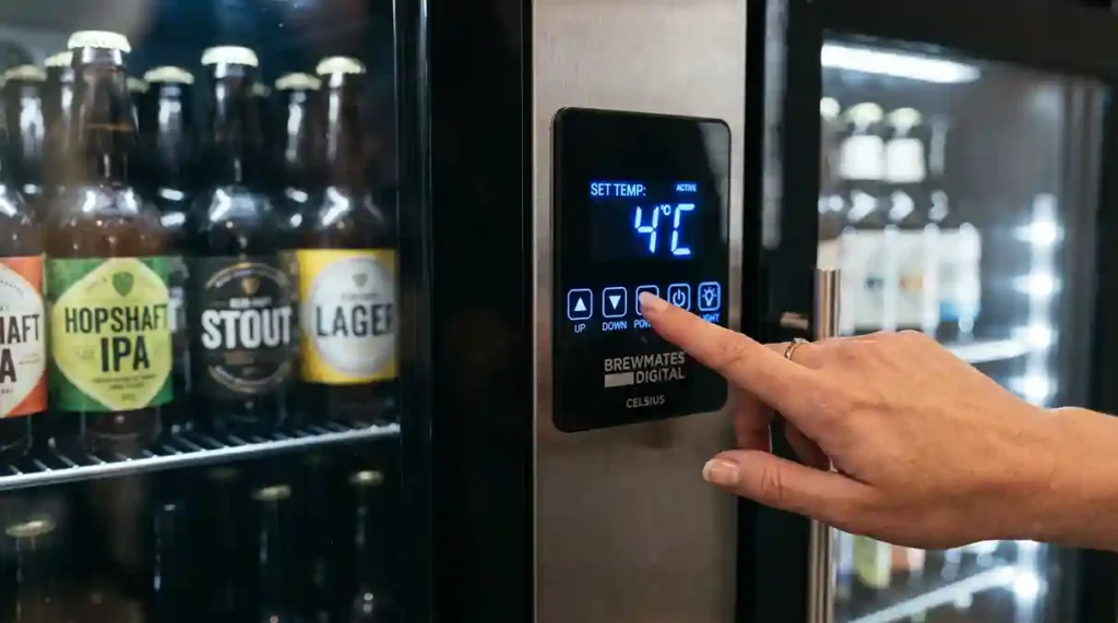 Cervejeira Vertical Expositora Frost Free: O Guia Definitivo com 2 Modelos High Ticket para o Gelado Perfeito 5 painel digital da cervejeira vertical expositora frost free